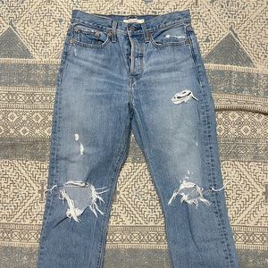 Levi’s high rise wedgie jeans